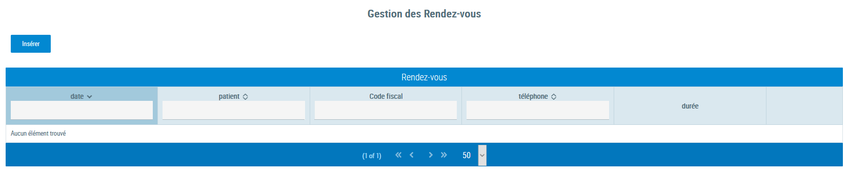 standard telephonique pour les medecins gestion rendez-vous vide